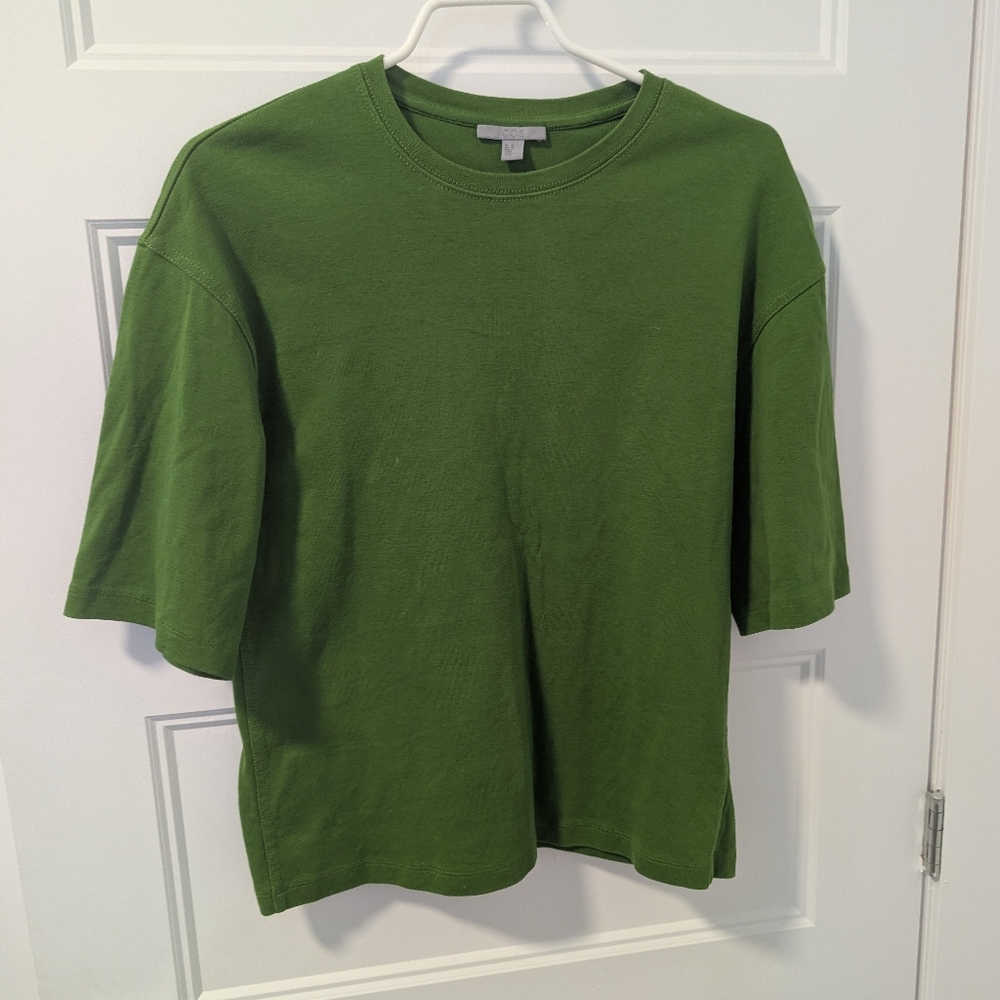 COS Green Short Sleeve Tee